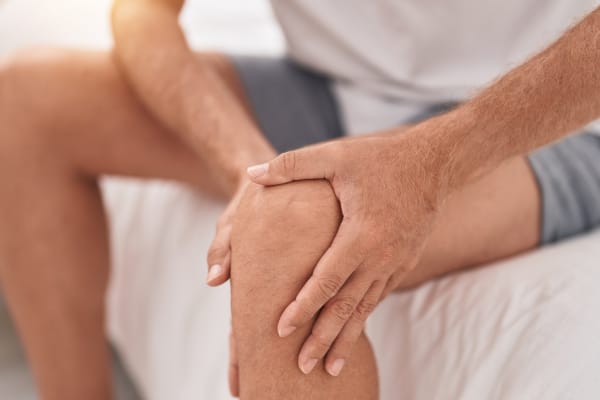 A man with knee pain.